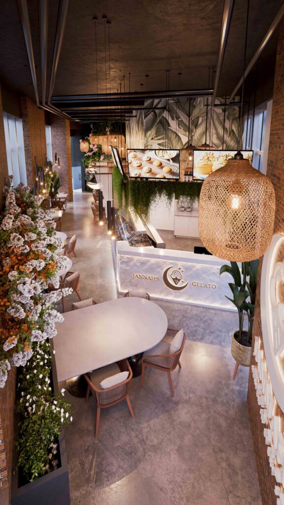 Gelato coffee shop interior design 04