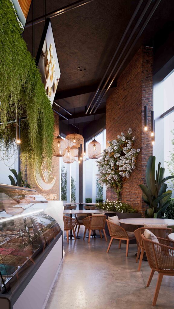 Gelato coffee shop interior design 06