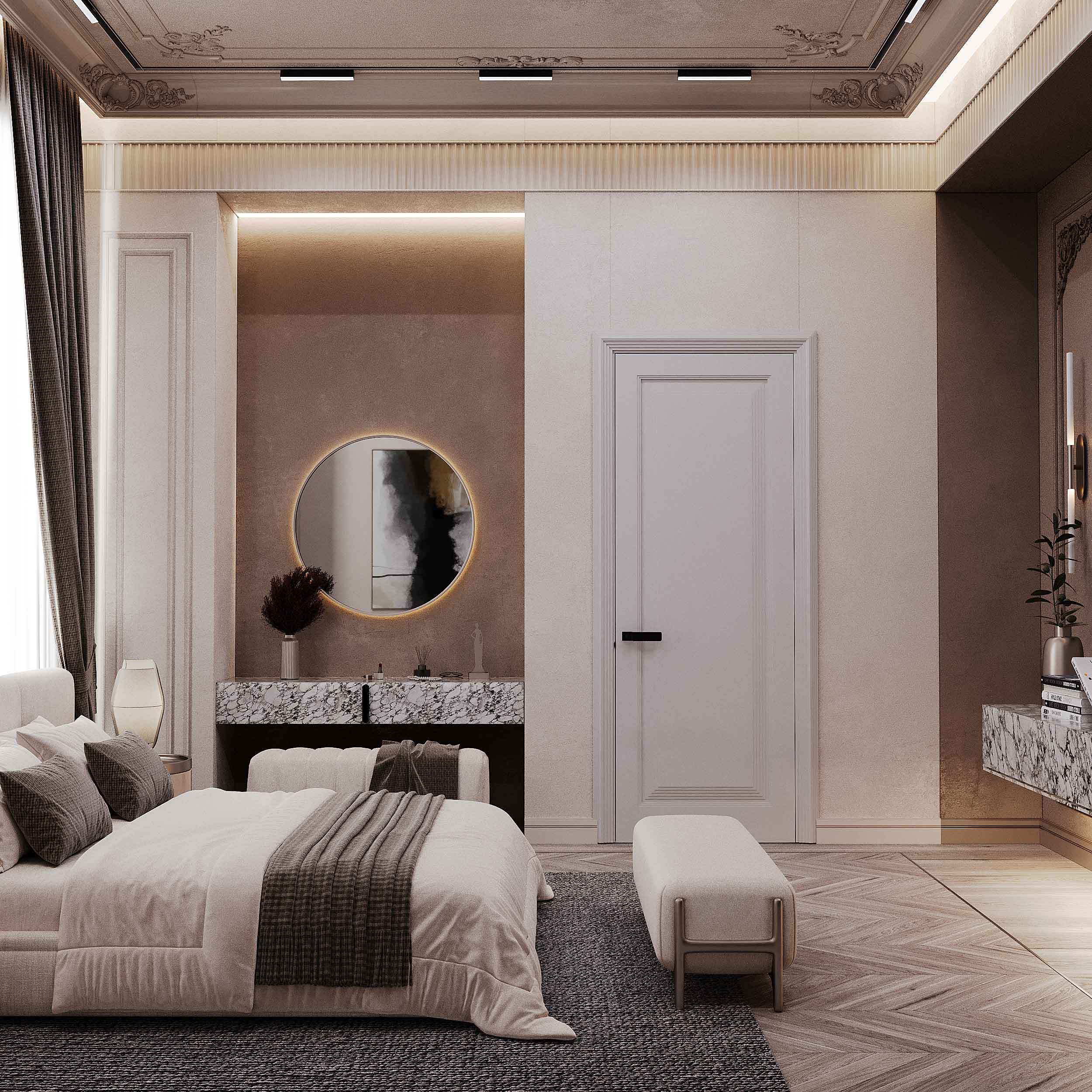 Private Villa Bedroom1 AbuDhabi 03