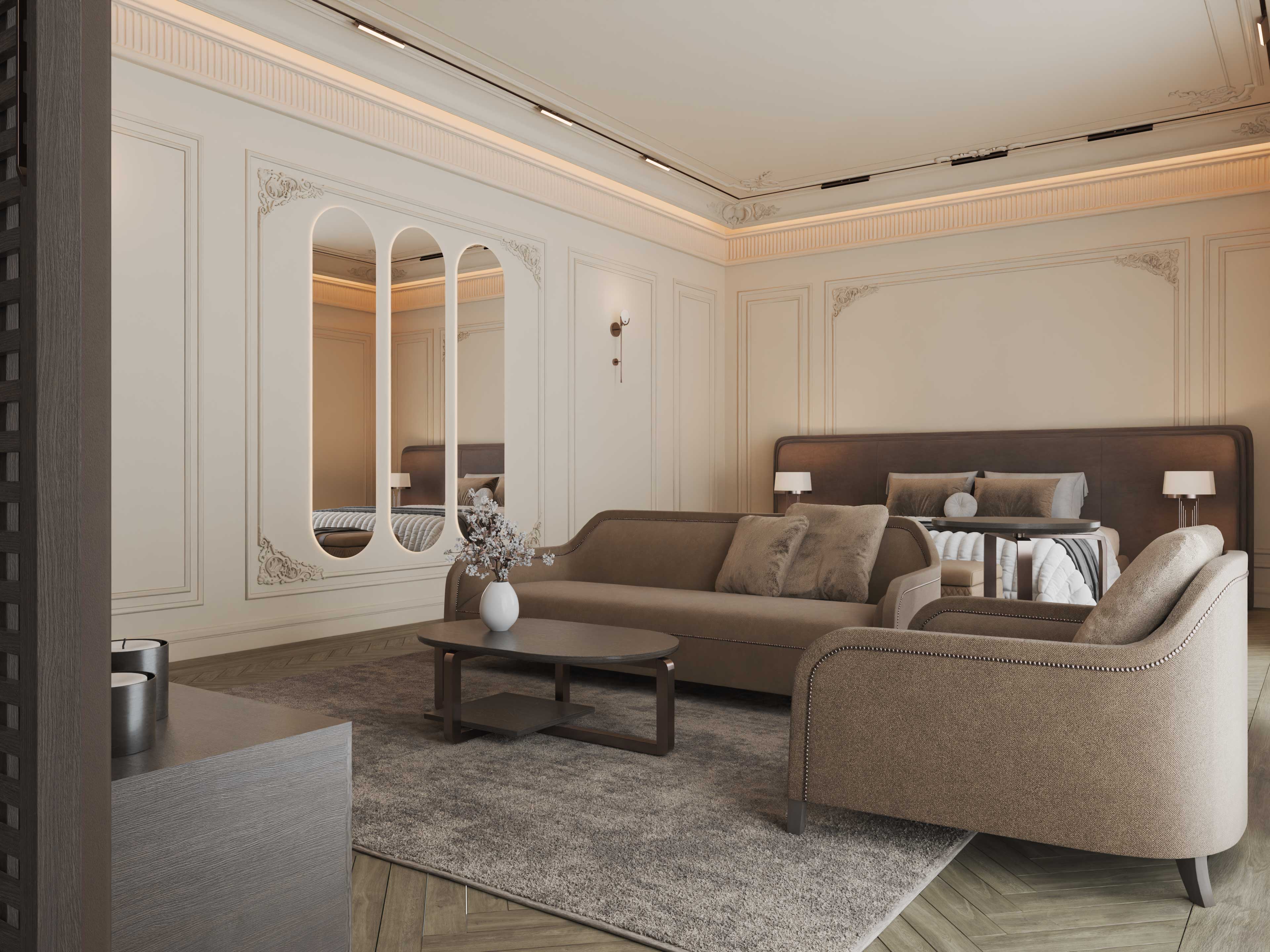 Private Villa Master Bedroom AbuDhabi 04